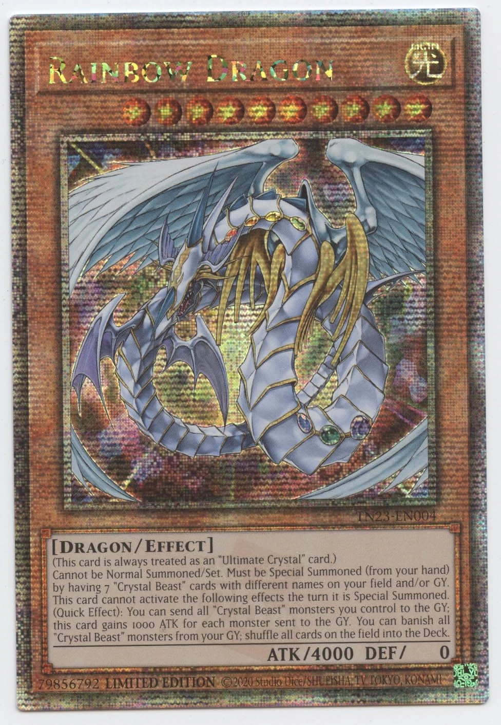 Yu-Gi-Oh! Rainbow Dragon TN23-EN004