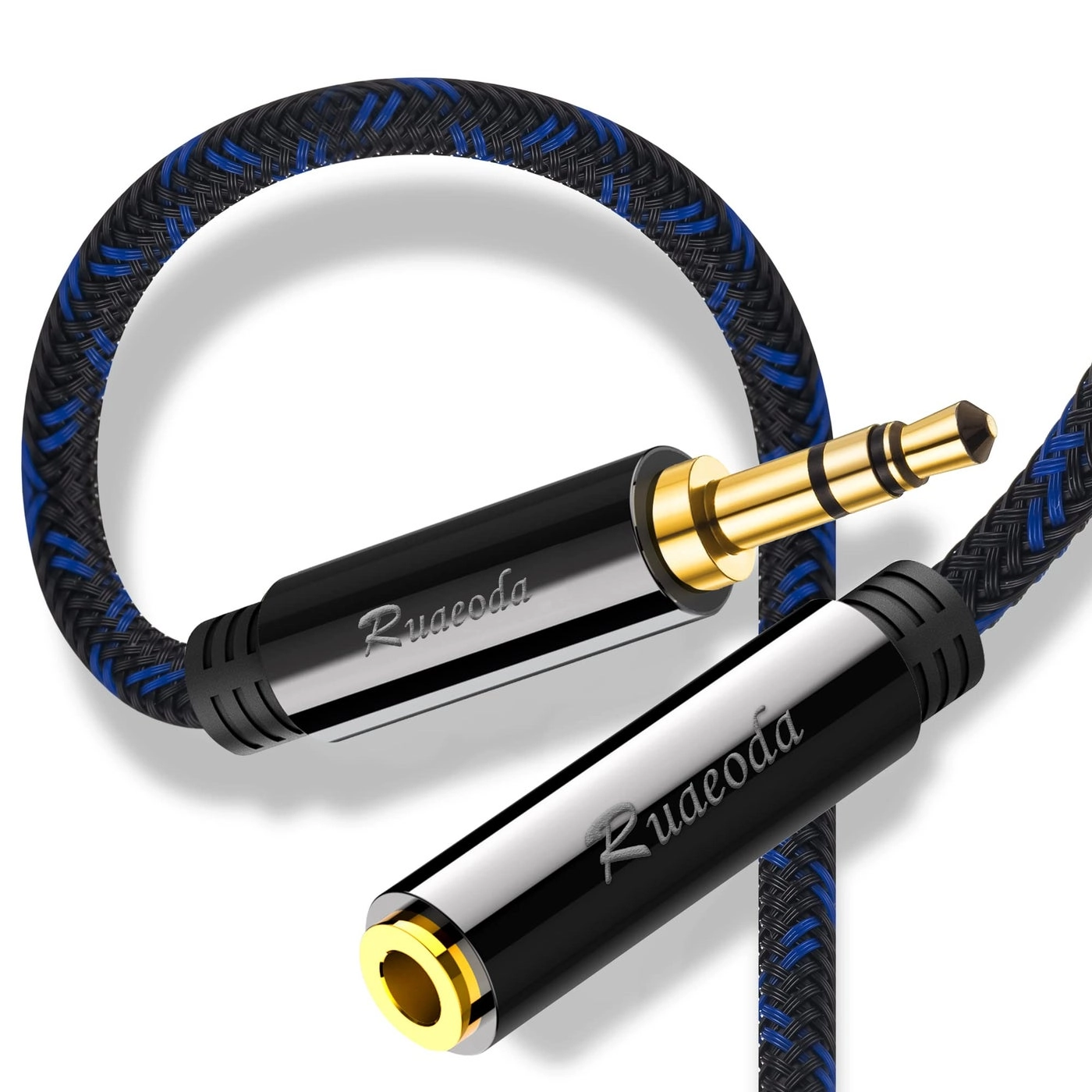 Ruaeoda Headphone Extension Cable - 3.5mm Male to Female 8 ft