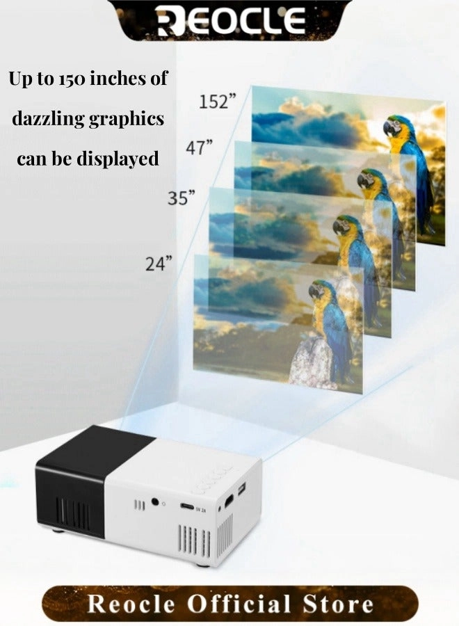 Mini Projector - 1080P Full HD Portable