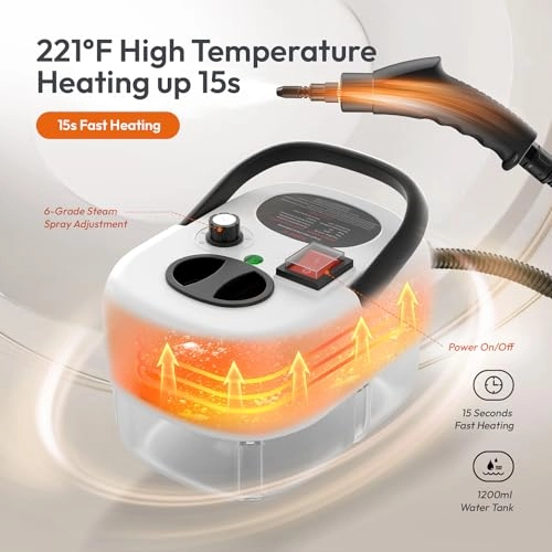 Steam Cleaner - 3 bar 1200 Milliliters