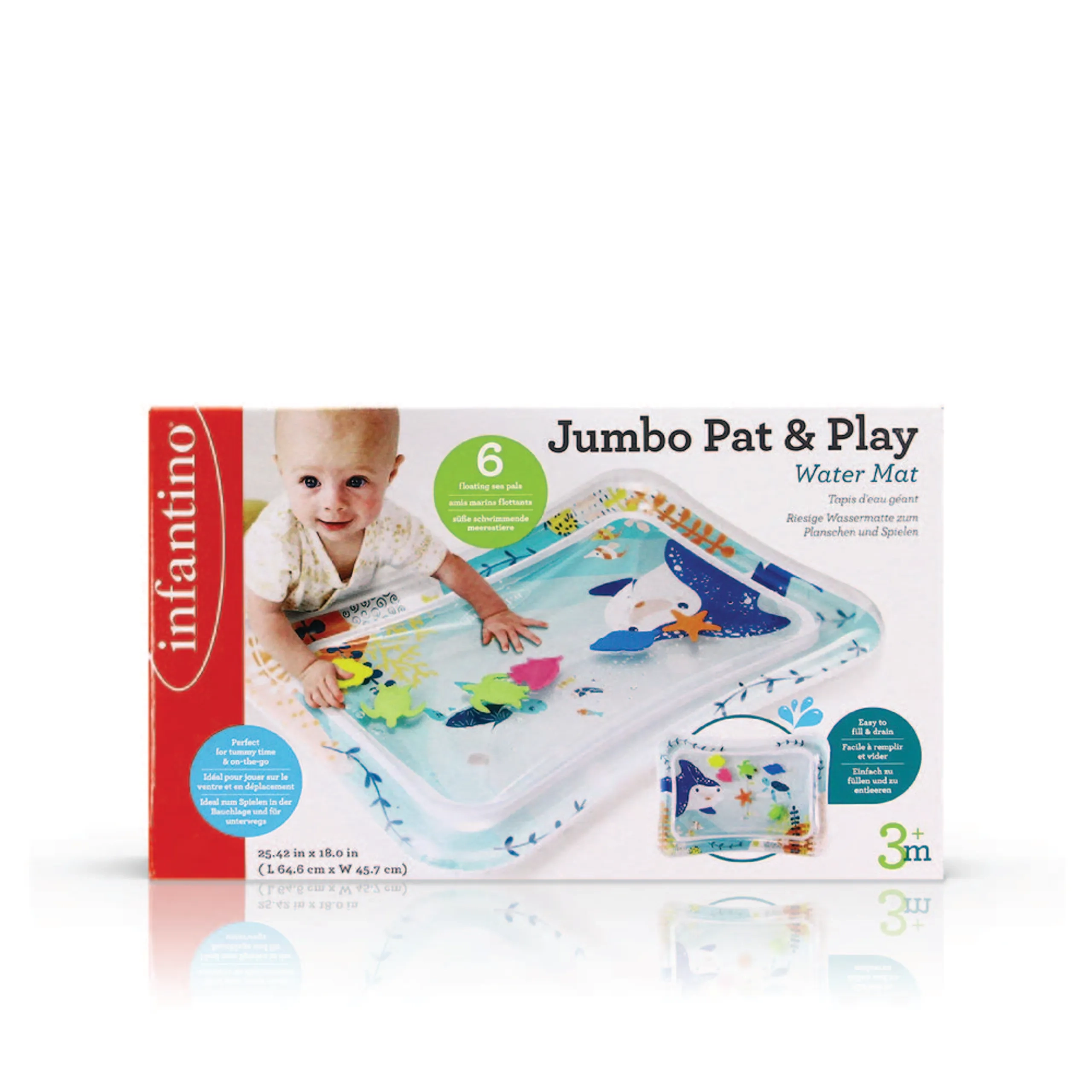Jumbo Pat And Play Water Mat - 3 months