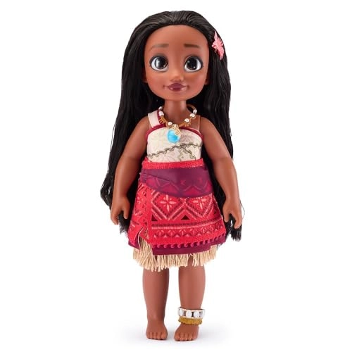 Moana Doll - 16 inch Reflective Eyes tapa print dress Ages 3+