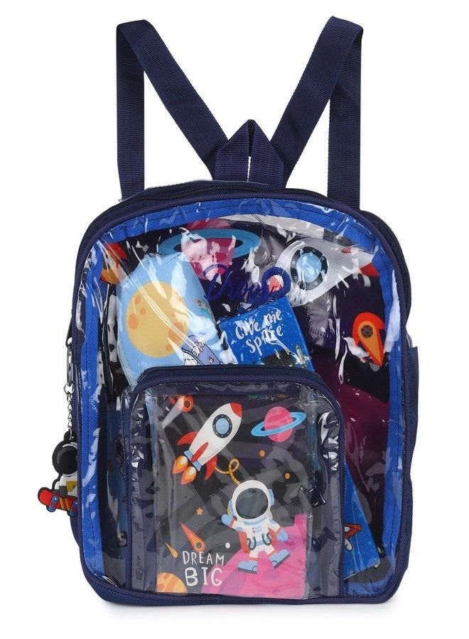 Jiada Pencils + eraser + sharpener + ruler + pencil case + A6 notebook + silicon keychain + kids wallet + gift bag - 12 piece(s)