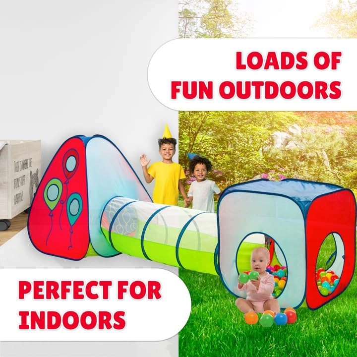 Tunnel and Ball Pit Play Tent