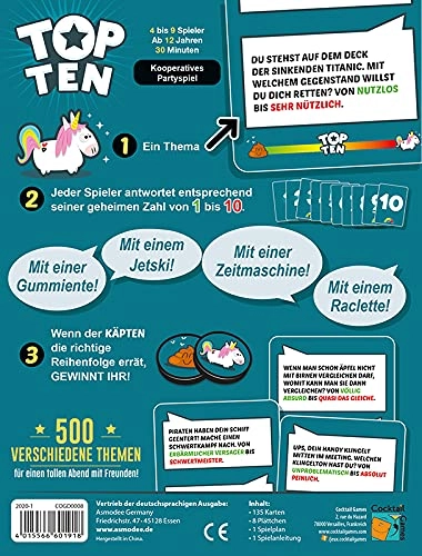Top Ten - German 12 years and up