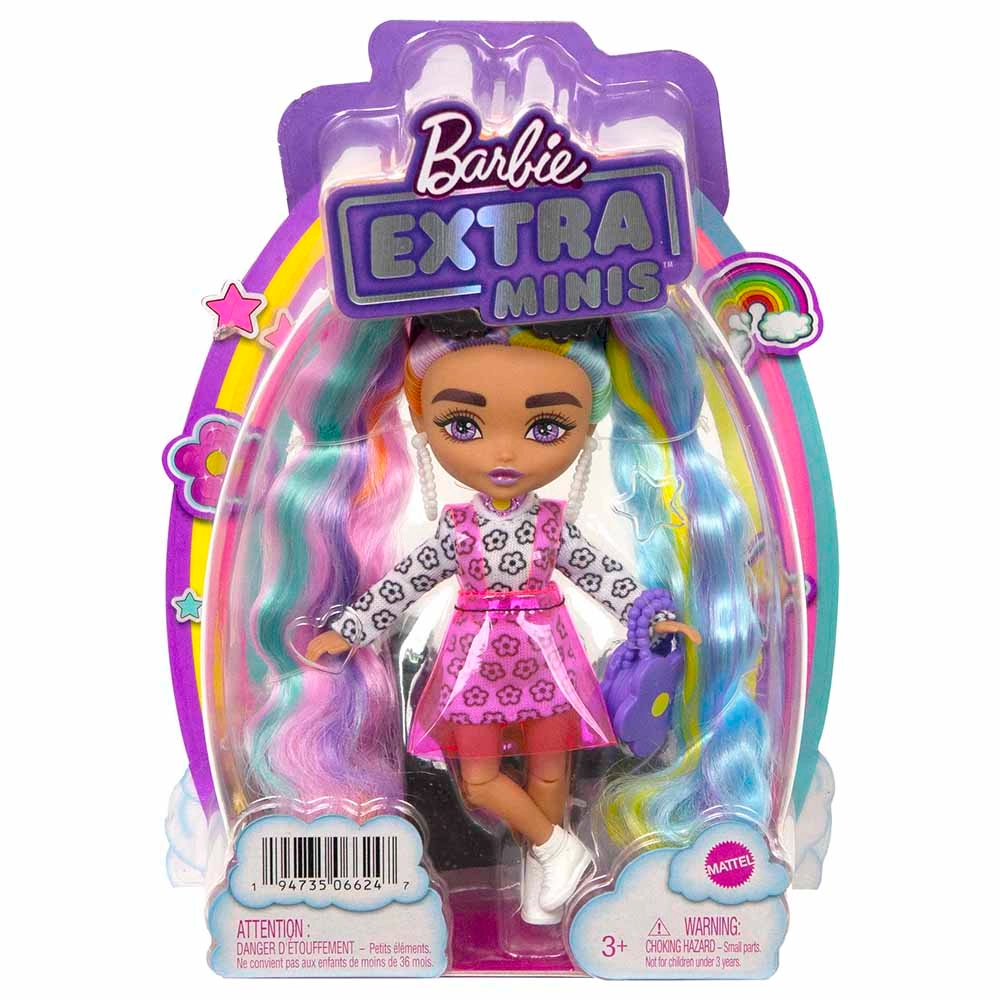 Barbie Extra Minis - Doll 6 5.5-Inch Doll Stand Ages 3+