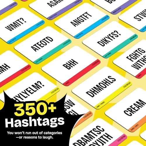 A Game for People Who Love Hashtags + The Culture - English 13 years and up 350 CARDS