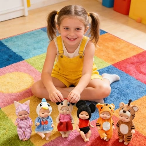 Reborn Mini Doll - 6 Pieces Forest Set