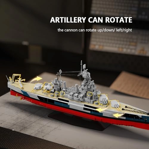 Colorado Battleship - USS Colorado 2326 pcs