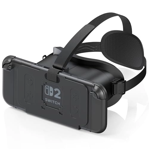 VR Headset for Nintendo Switch 2 - Adjustable HD Lenses Comfortable Head Strap