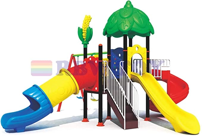 Rainbow Toys RW-12037 - Outdoor Children Playground Set 5.7 * 6.1 * 3.3 Meter