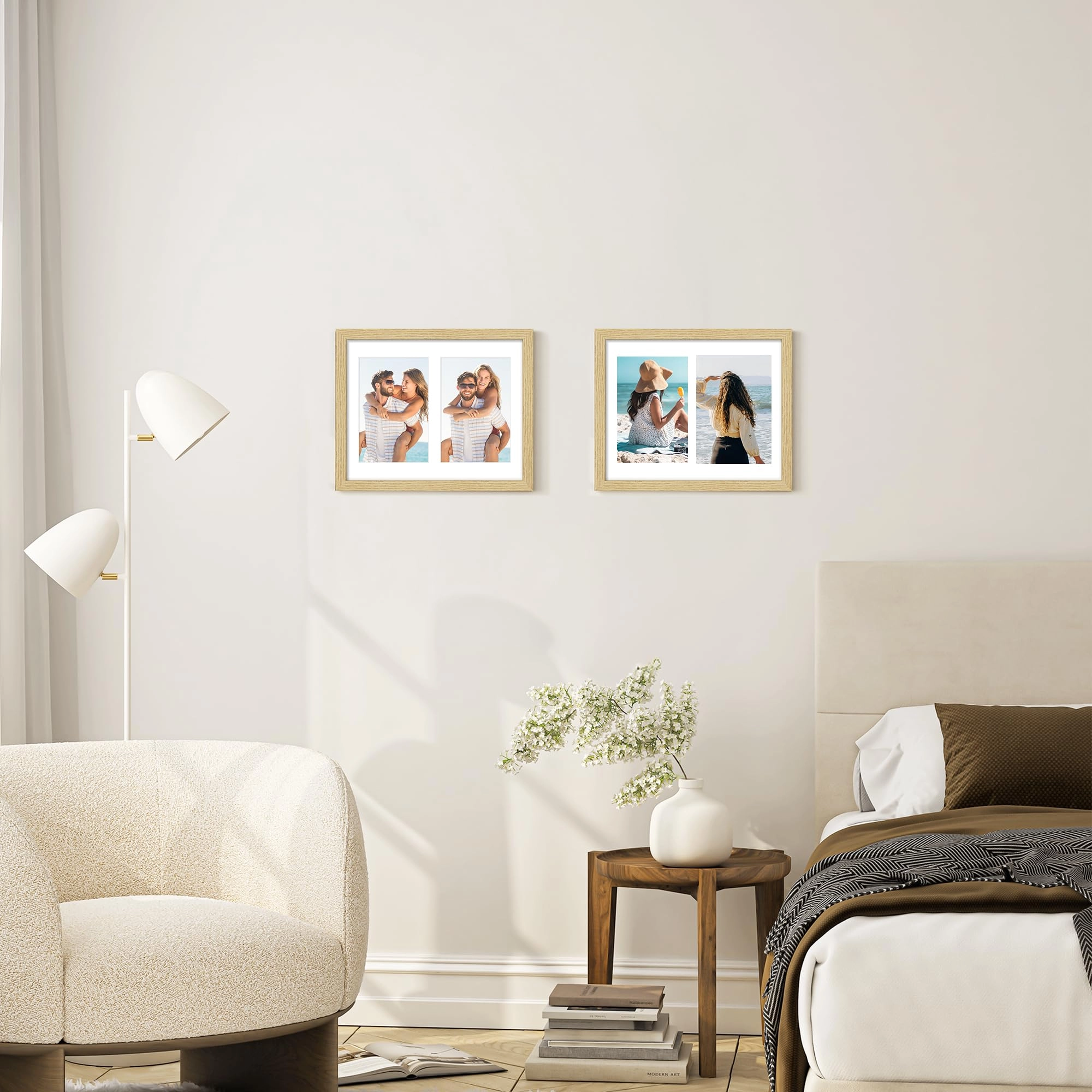 Double Picture Frame - 8x10 Two 4x6