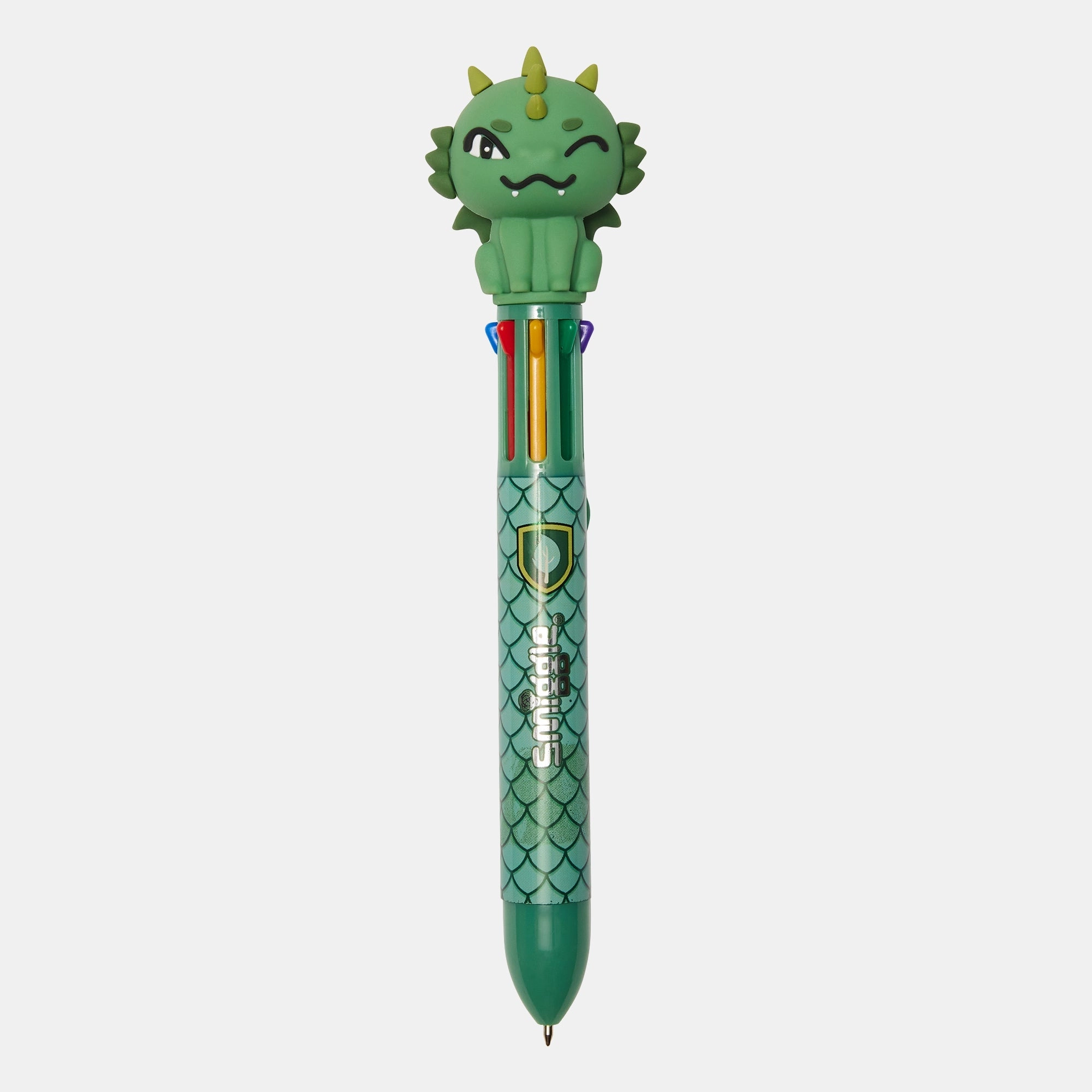 Smiggle Dragon Trails Rainbow Pen - 8 colours in 1 Scented Topper