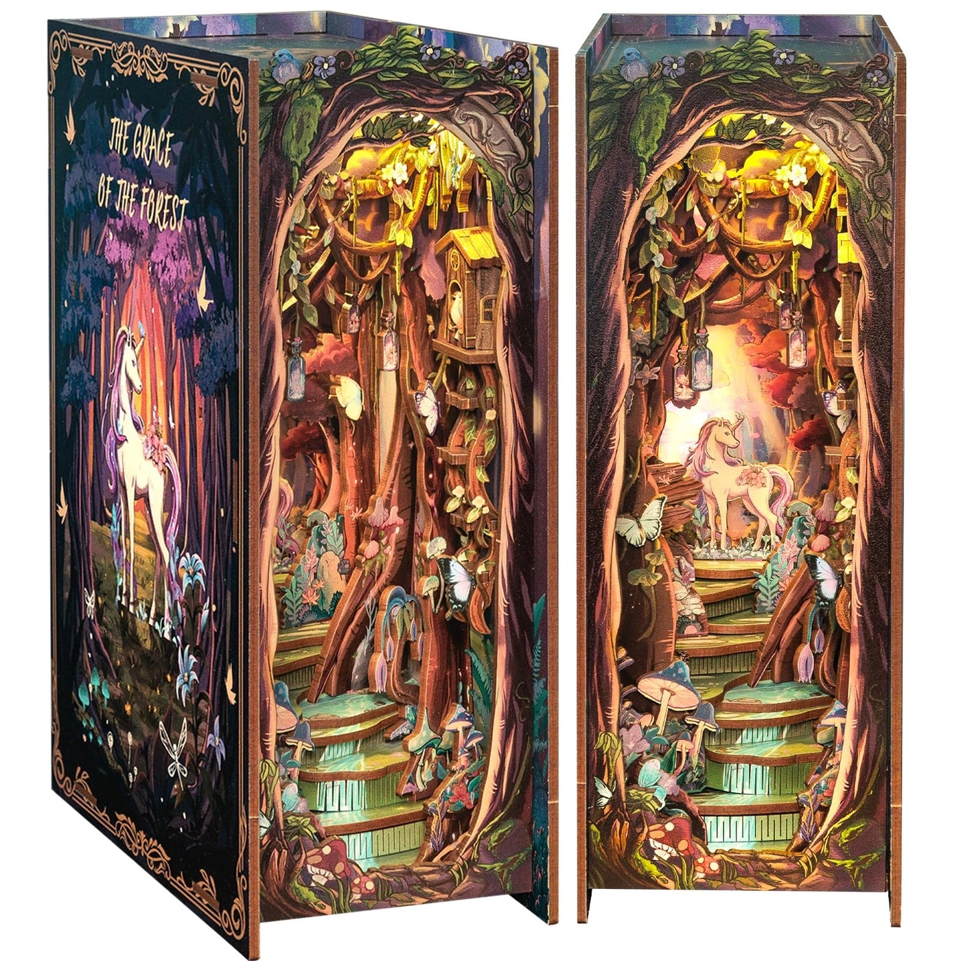 Book Nook Kit - DIY 3D Wooden Puzzle