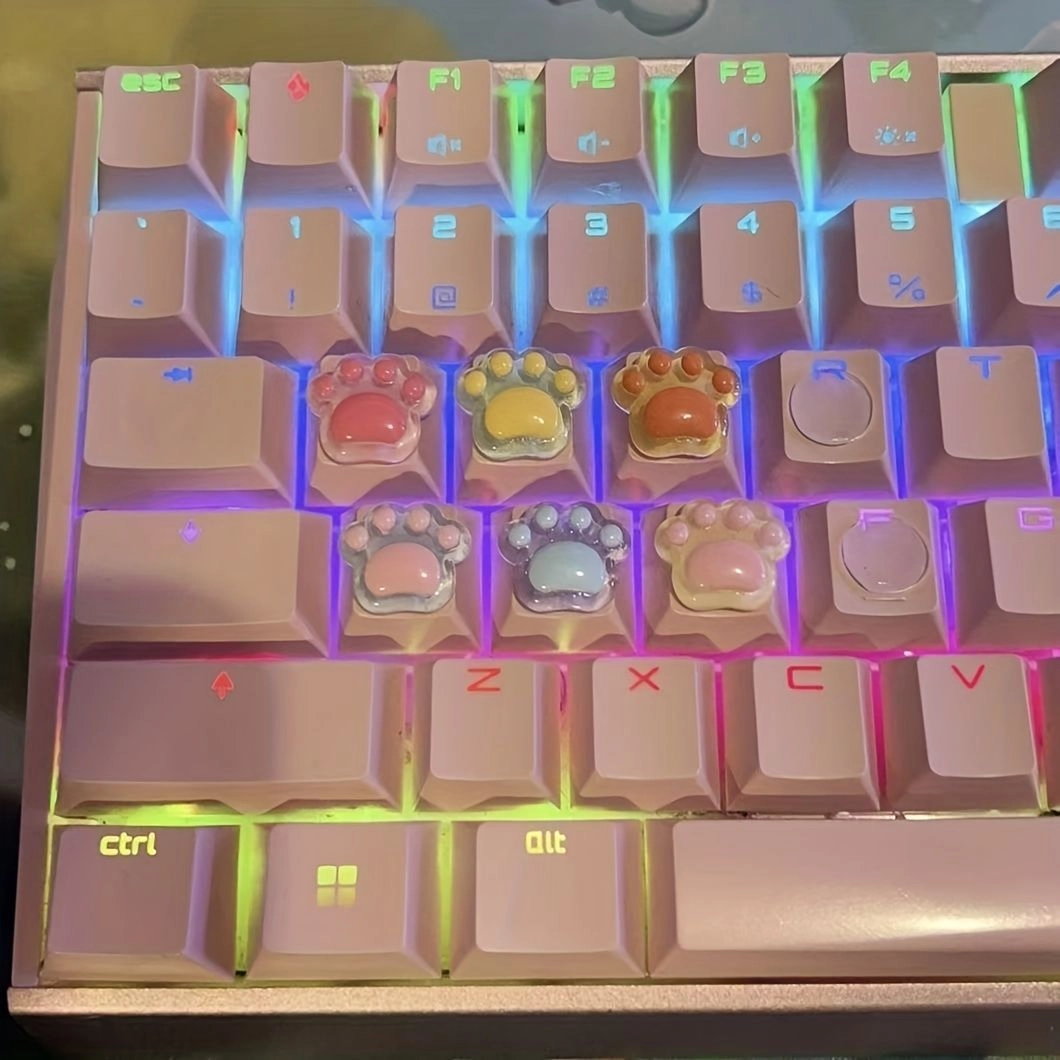 Generic Cat Paw Keycap Stickers
