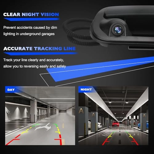 Tailgate Handle Backup Camera - Night Vision