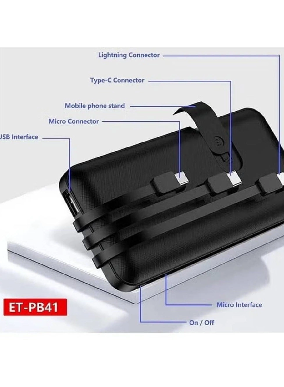 Wireless fast Charging Power Bank - 10000mAh