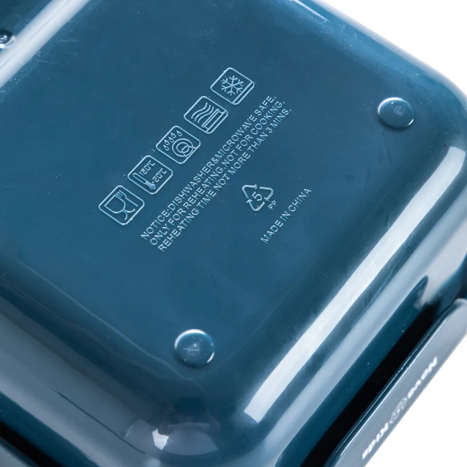 2 Compartment Bento Lunch Box - Donut Pink 1300ml