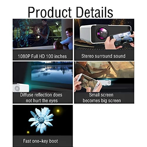 Home Theater Movie Projector 1080P