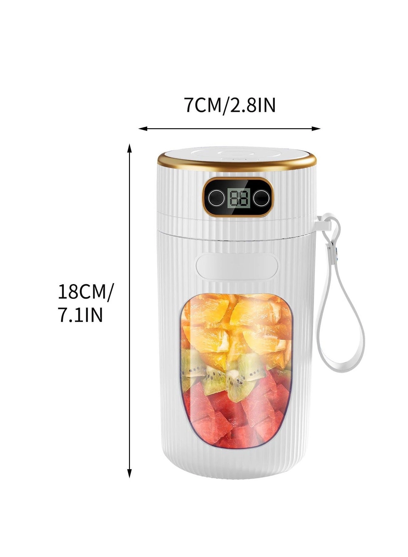 Portable Fruit Juicer - 200W 400 ml