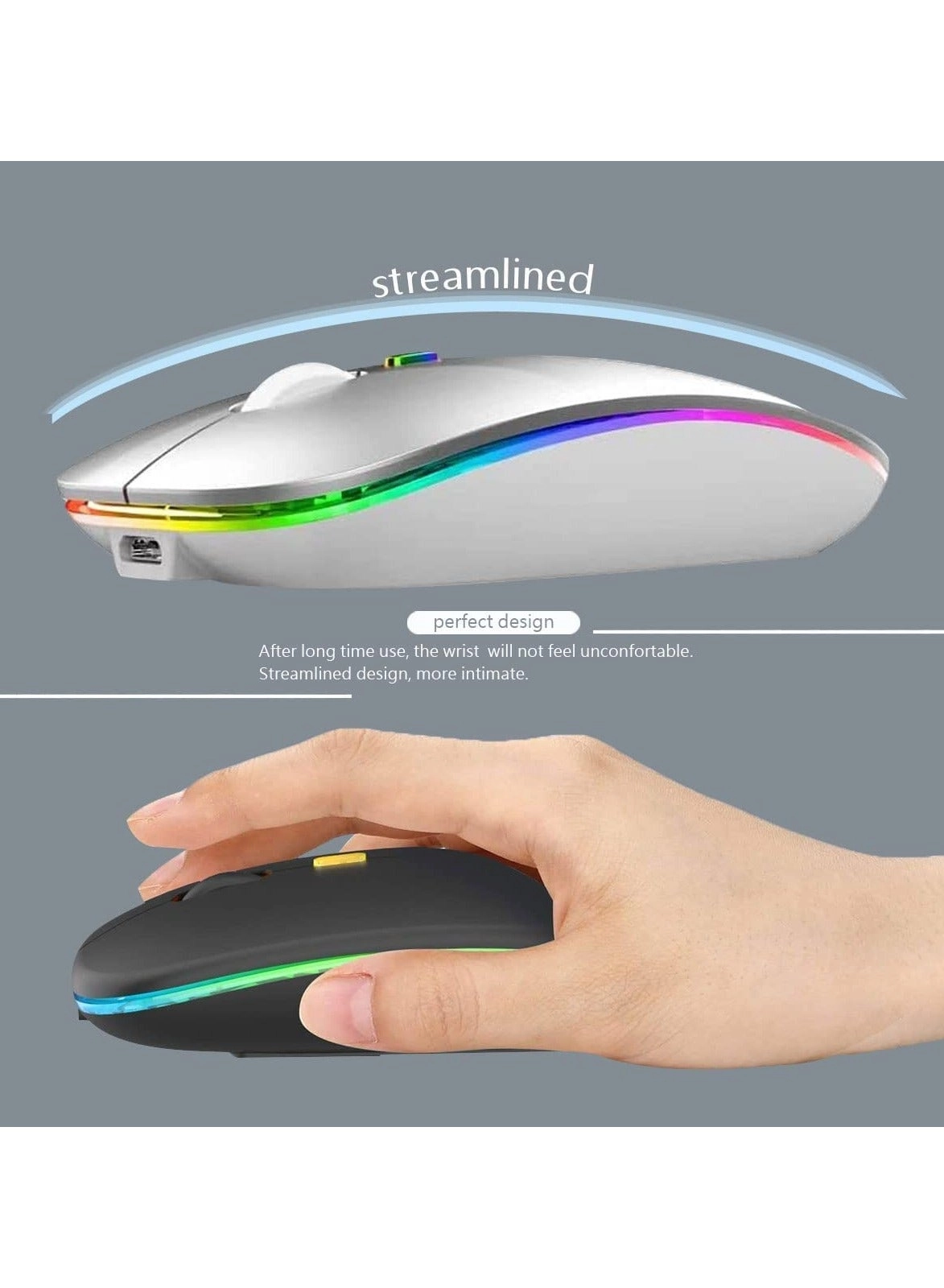 S01 Wireless Charging Mouse - Wireless