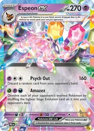 Pokémon Espeon 034/131 - Prismatic Evolutions