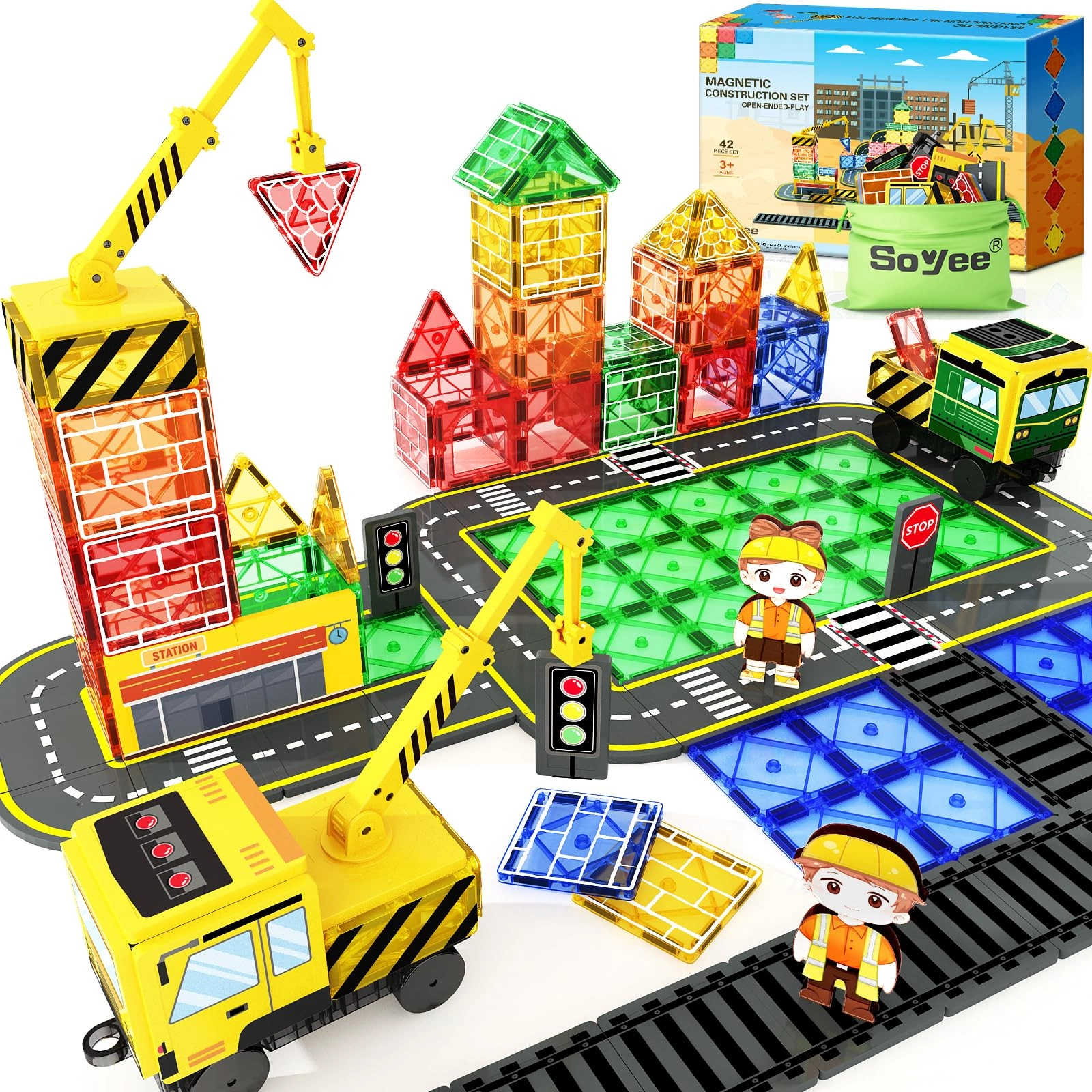 Soyee Magnetic Construction Set - 42 pcs