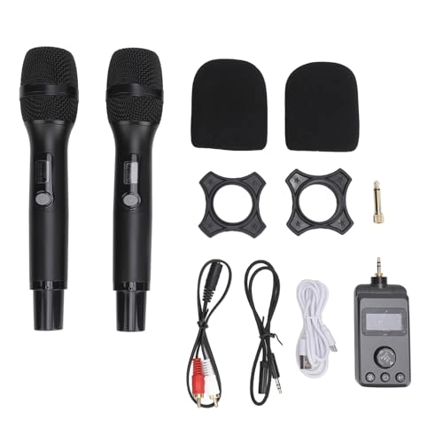 Dual Wireless Microphone - 2pcs UHF
