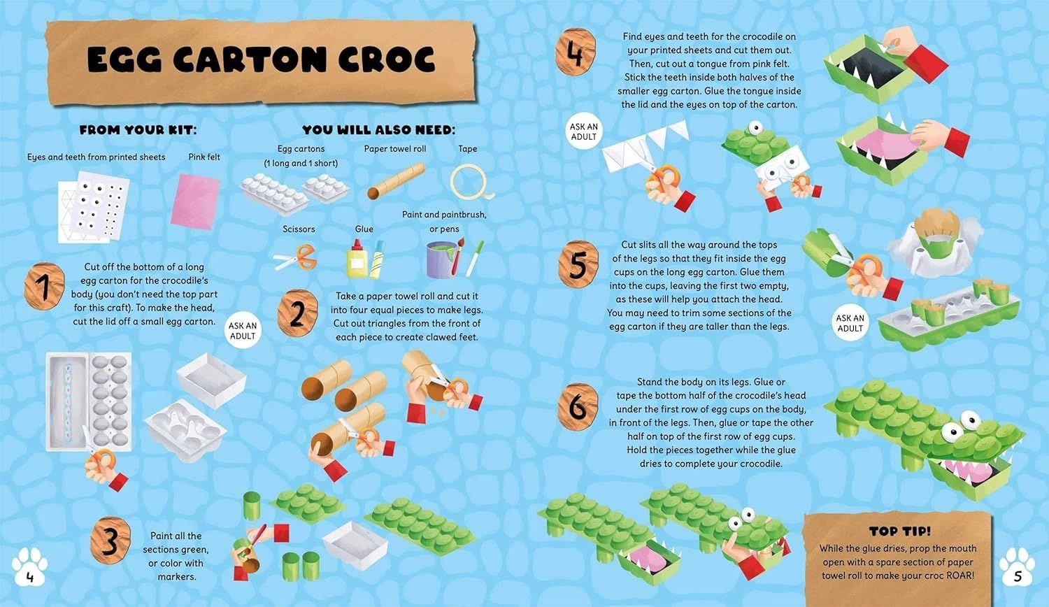 Cardboard Box Zoo Craft Box Set - 5+ years