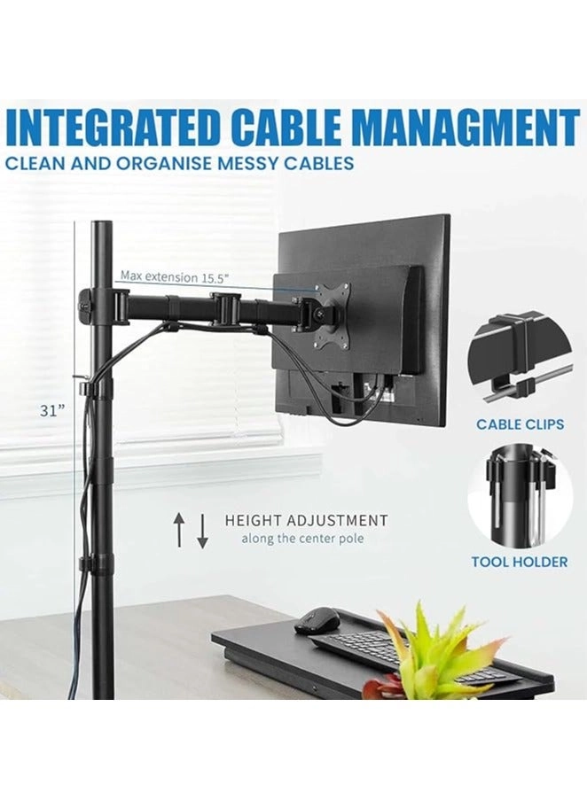 Single Monitor Desk Mount - 1 32 Inch