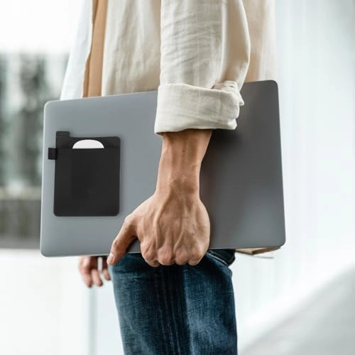 Stick-On Mouse Pouch - Adhesive White