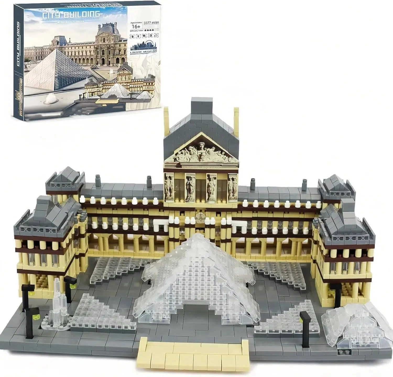 TRavesty Paris Louvre - 3377pcs