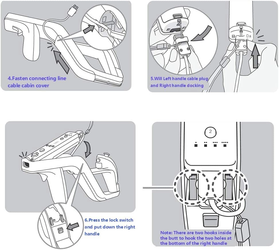 Steering Wheel + Zapper Gun - Wii Wii U Remote