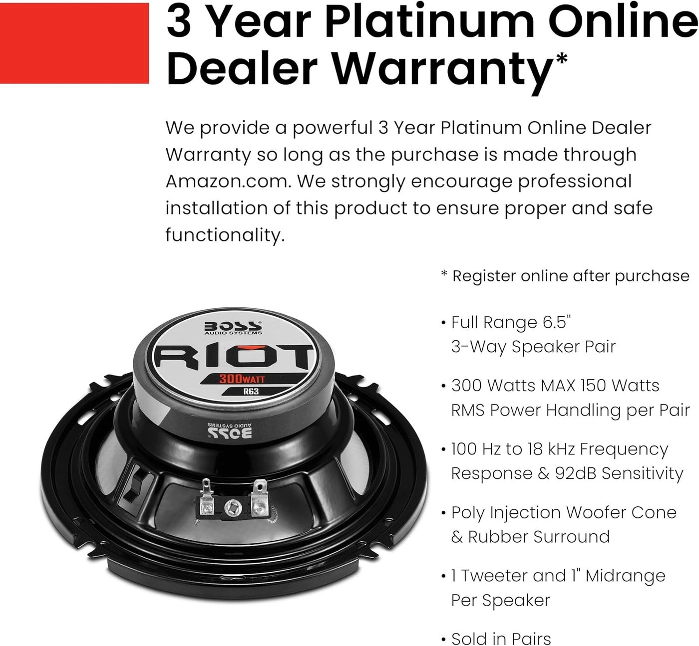 R63 - 6.5 inch 3 Way