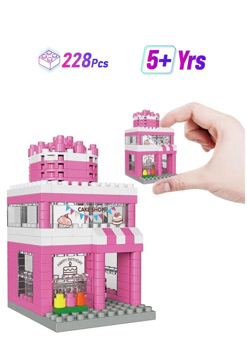 Super Toy Mini Cake Bakery Building Block - Princess 228 pcs
