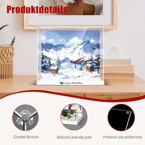 Acrylic Display Case for LEGO 10339 Santa Post Office