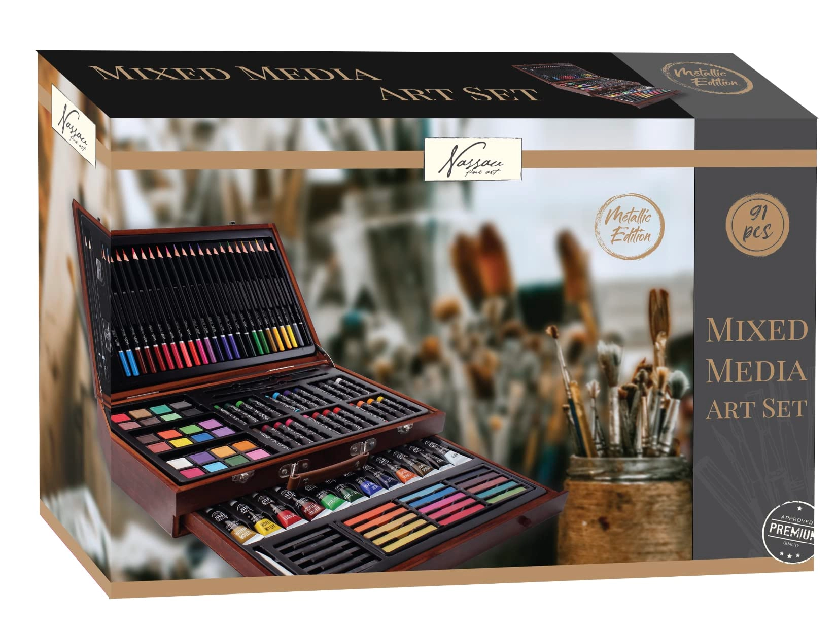 Legind Nassau - Mixed Media Art Set - 91 pcs