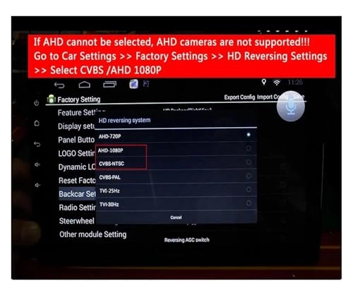 Car Rear View Reverse Camera - Night vision Wire HD