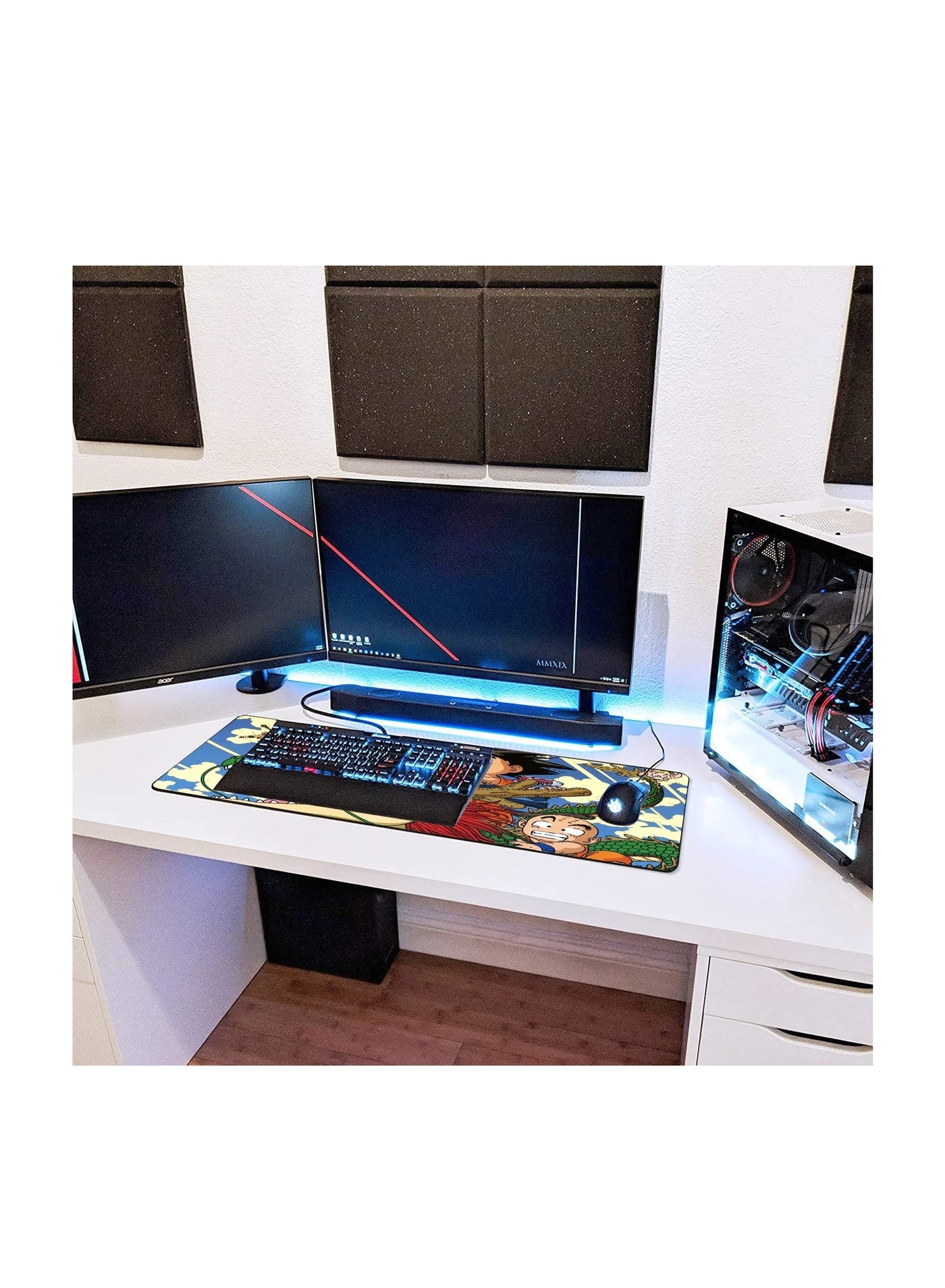 Japanese Cherry Blossom XL Polyester Gaming Mouse Pad - 80x30 cm