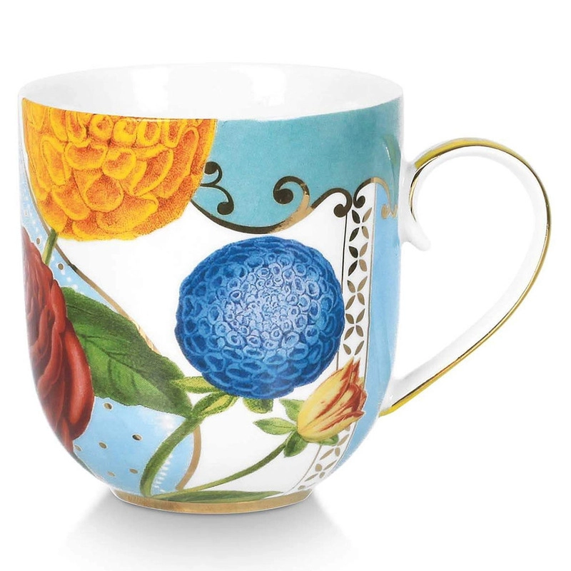 Royal Flowers Mug - 2 pcs - 260 ml
