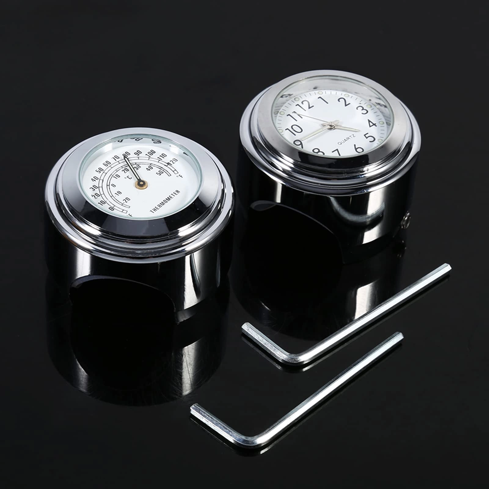 YUEHISY Handlebar Mount Watch for 7/8 1 Inch Handlebar