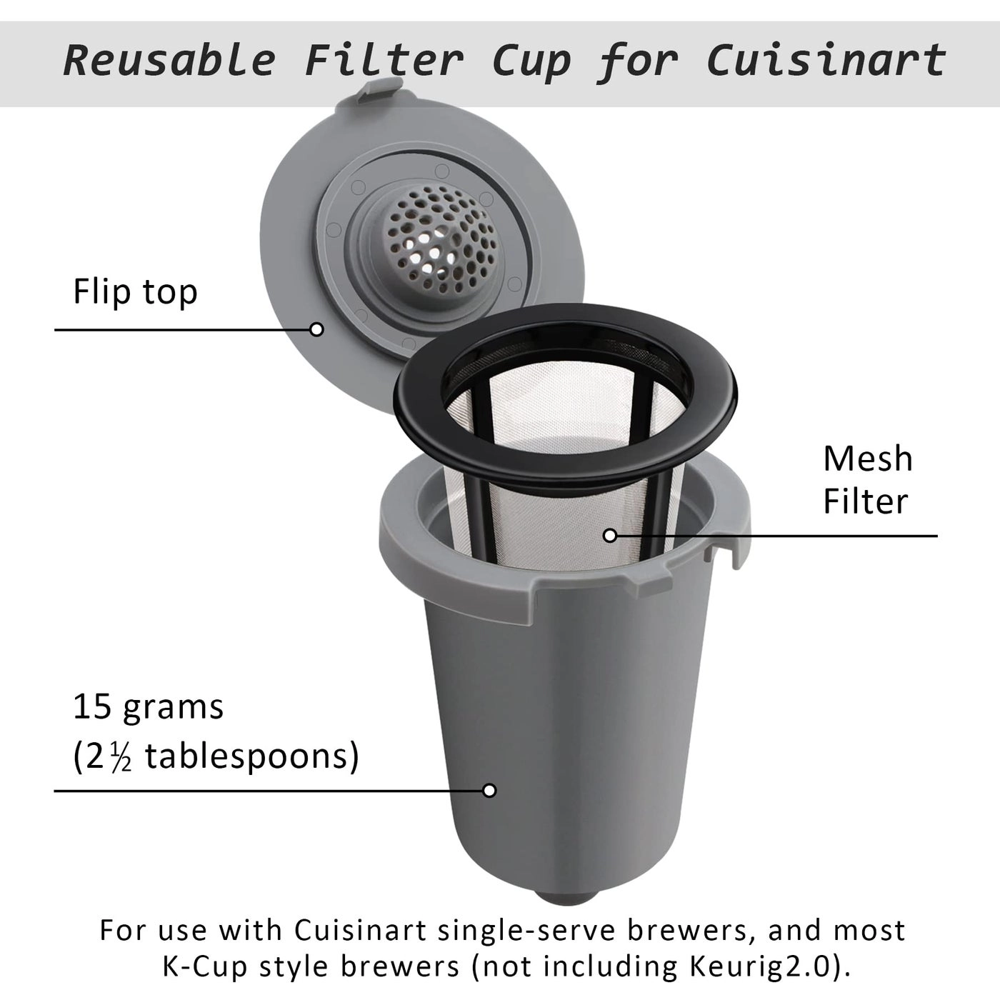 Reusable Filter Cup - 15g