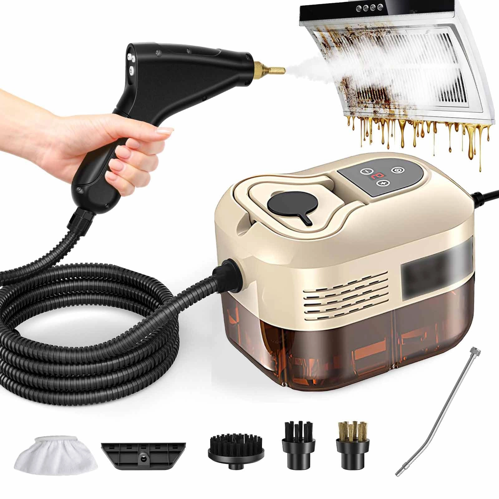 Portable Steam Cleaner - 3BAR 1.2L