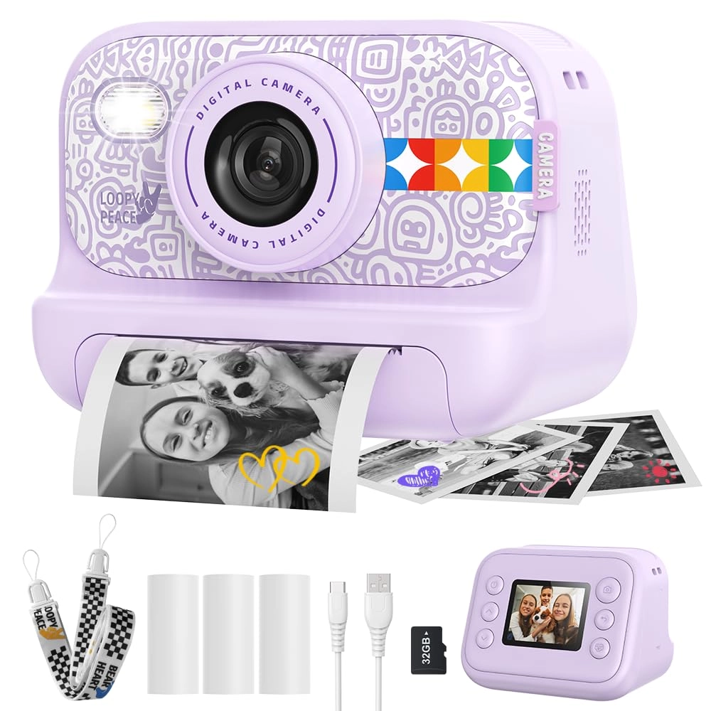 TechTree Chuzhao Kids Instant Print Camera