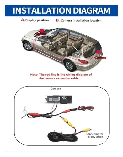 Rear View Parking Camera - Night Vision Wire