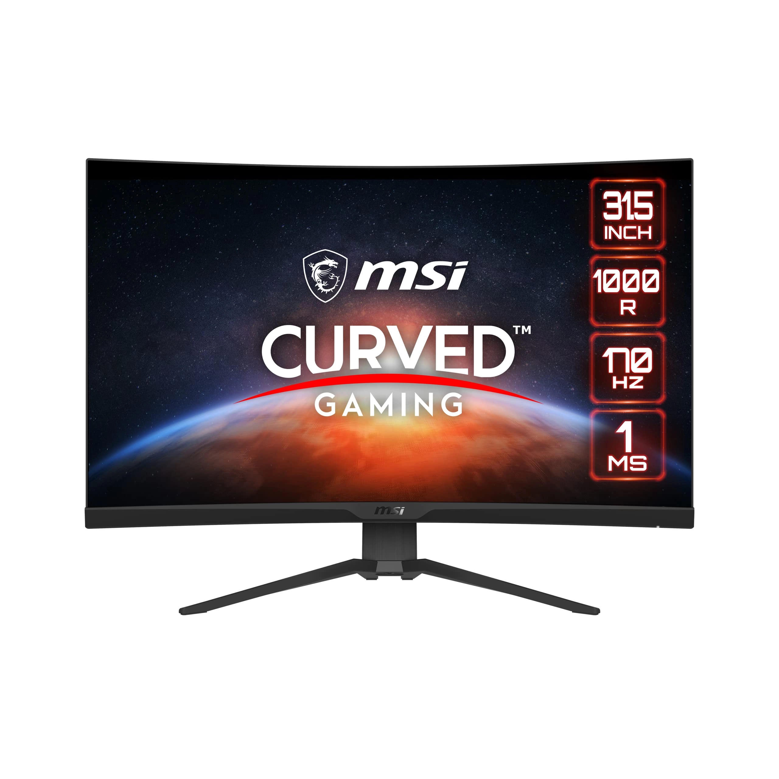 MSI G322CQP - 31.5 Inches 2560 x 1440 Pixels