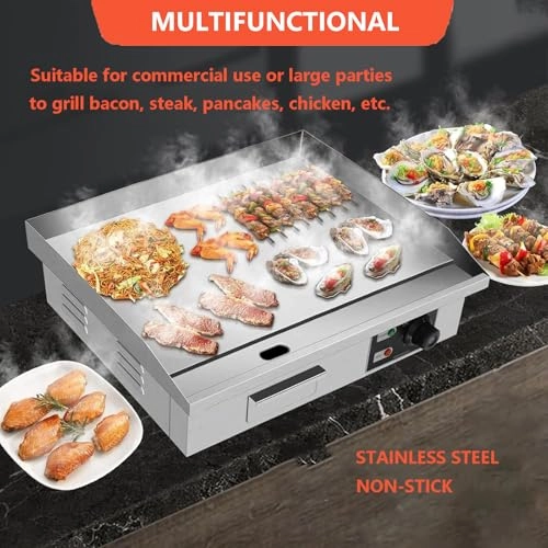 Commercial Electric Griddle - 4 zone(s) 450*300mm