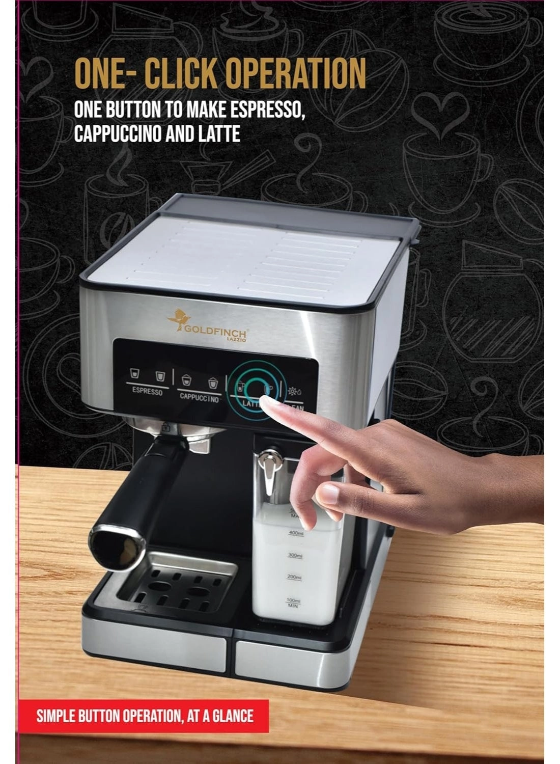 GF-L142 - Fully Automatic Milk Frothing One Button