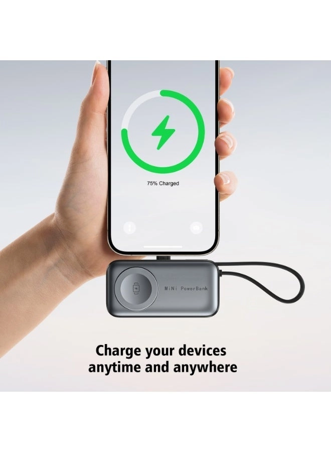 3-in-1 Portable Power-Bank Charger - 5000 mAh Fast charging