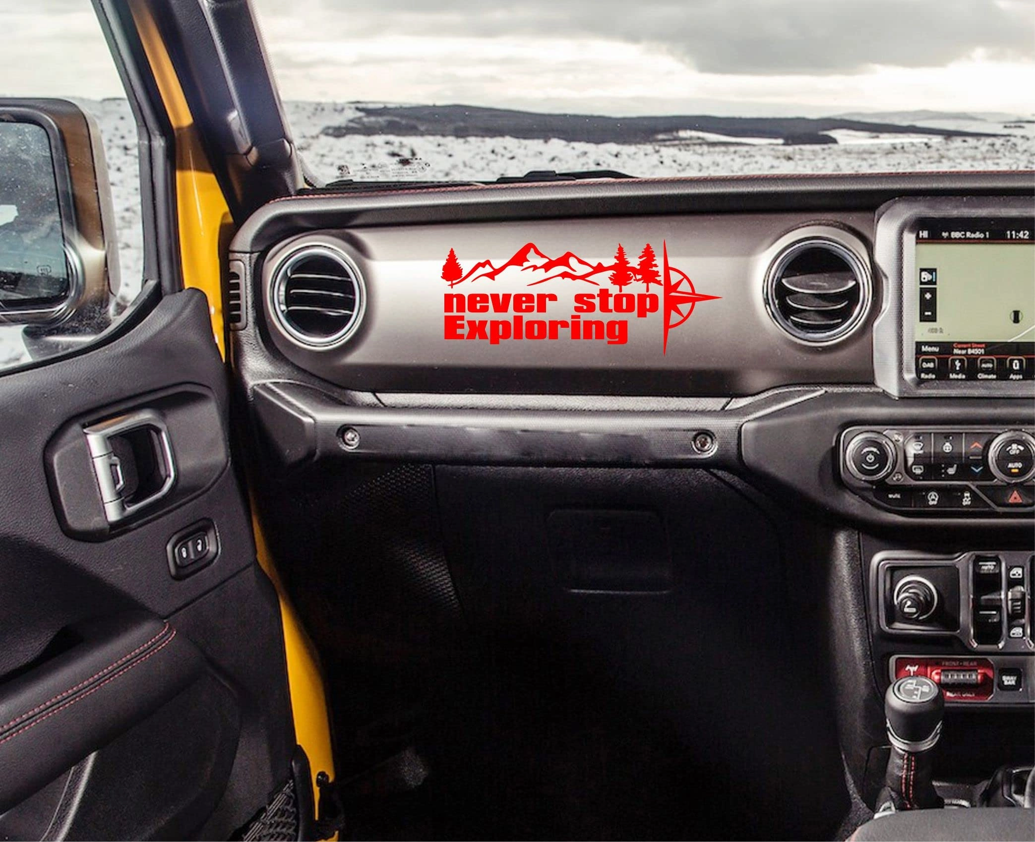 Car Dashboard Stickers
